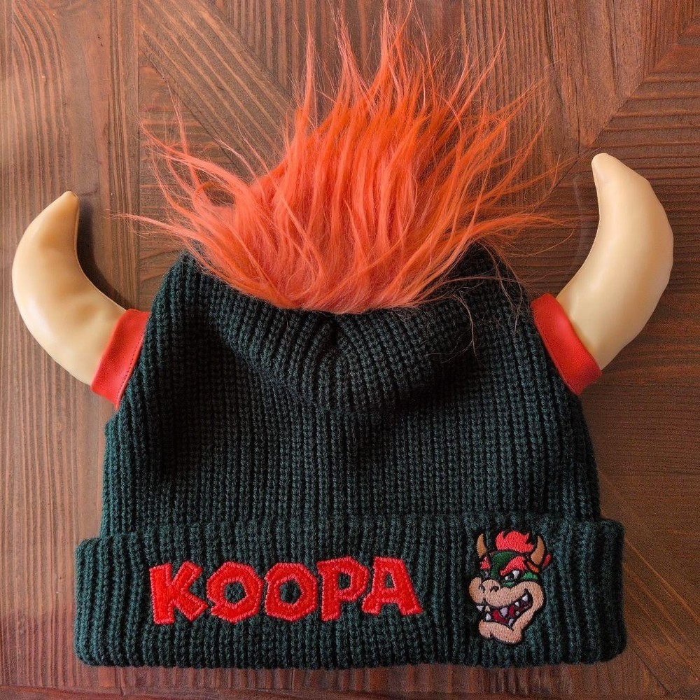 Universal Studios Japan USJ costume nit hat KOOPA Nintendo Super Mario used