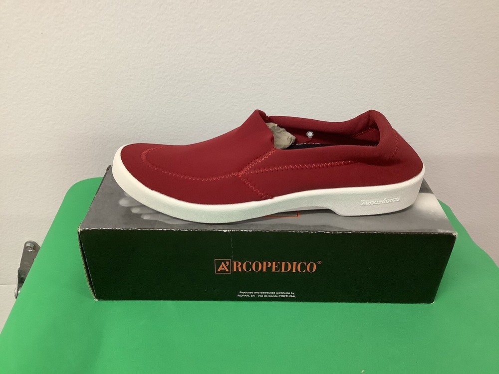 Arcopedico Town J, Red, Ballet Slipper Size Eu 39, US 8 To 8.5