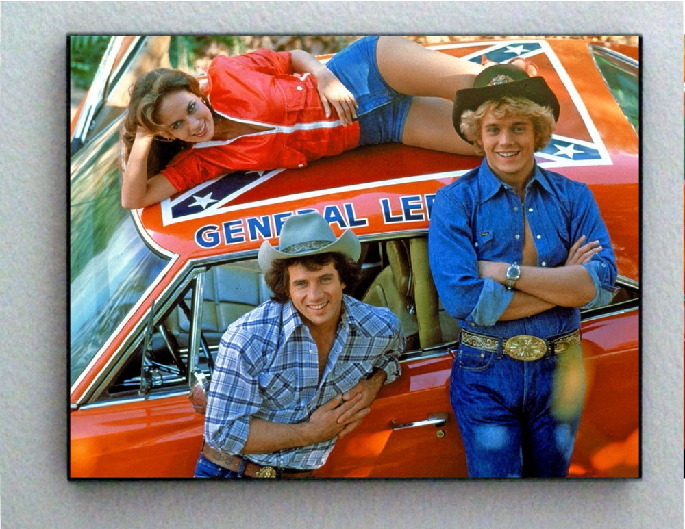 Rare Framed Dukes of Hazzard Daisy Bo Luke Jumbo Giclée Press Photo