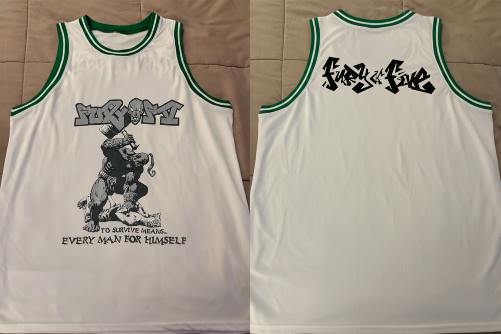 Hot New Fury of five white Men Unisex Gifl Basketball Jersey S-5XL VA6790