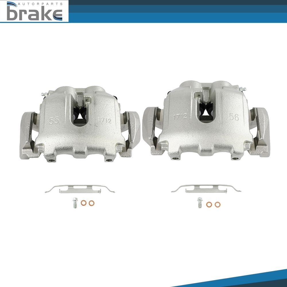 2Pcs Front Brake Calipers w/Bracket For 05-06 Mercedes-Benz E500 V8 5.0L AWD