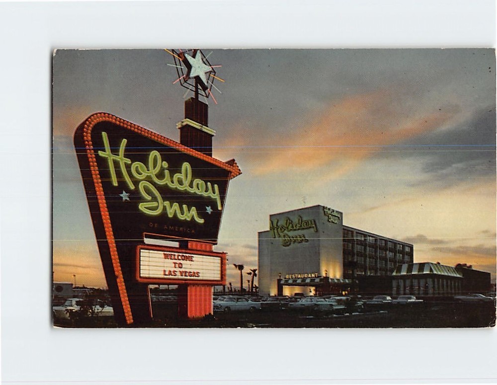 Postcard Holiday Inn Las Vegas Nevada USA