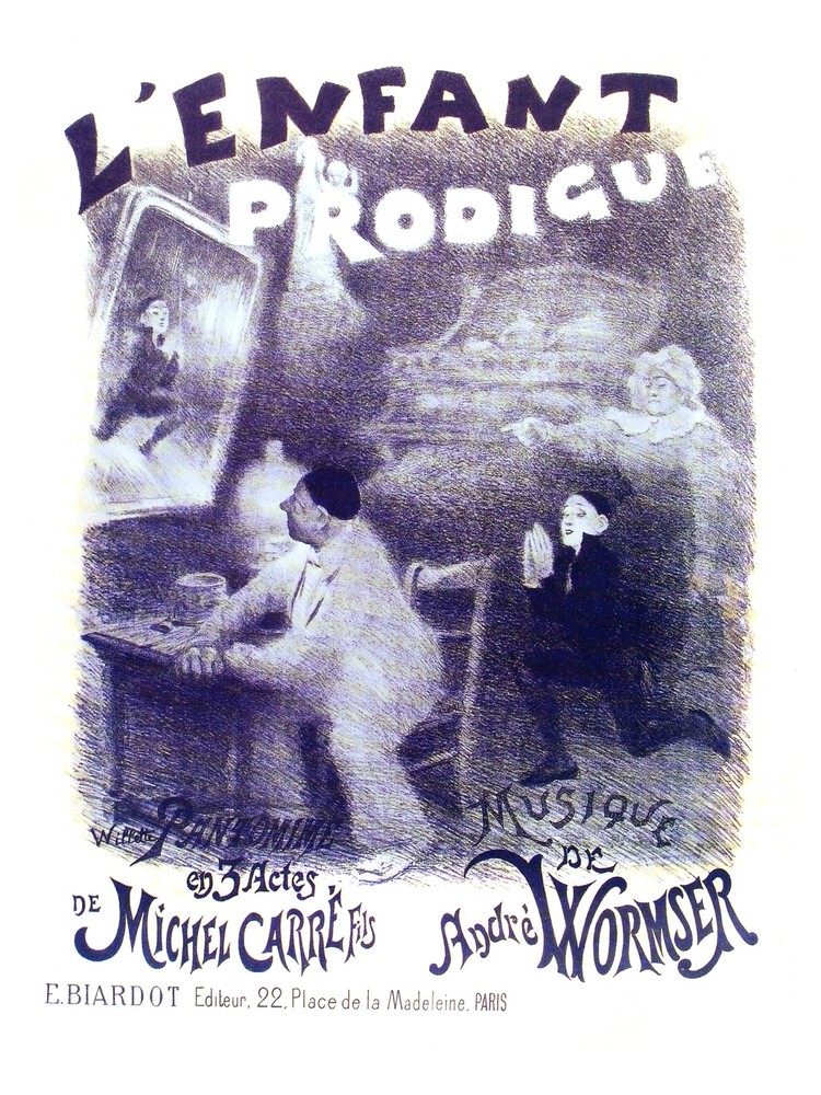 L'Enfant Prodigue French wall Decoration Poster.Graphic Art Interior design 3183