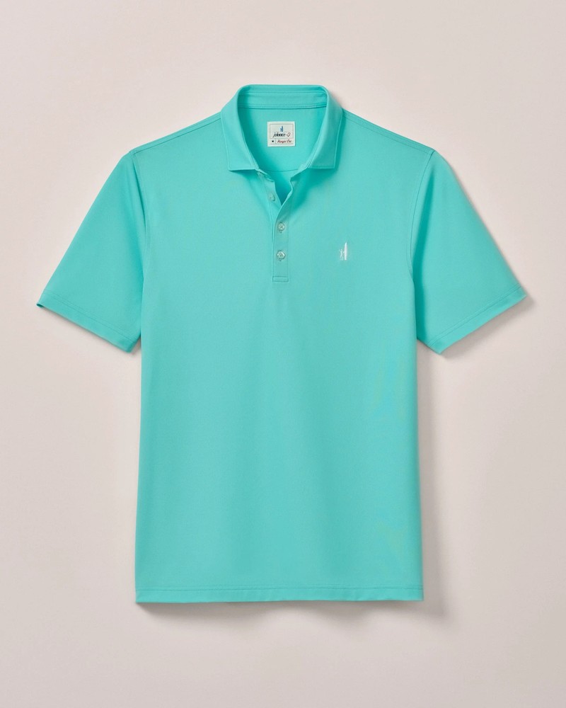 johnnie-O Performance Mesh Polo - Fairway Tarpon Size L