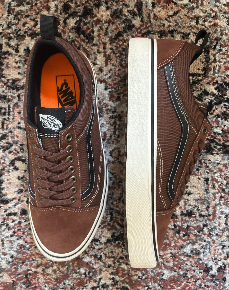 Vans MTE Old Skool Water Repellent - Mens Size US 9 - Brown cw - SHIPS NOW