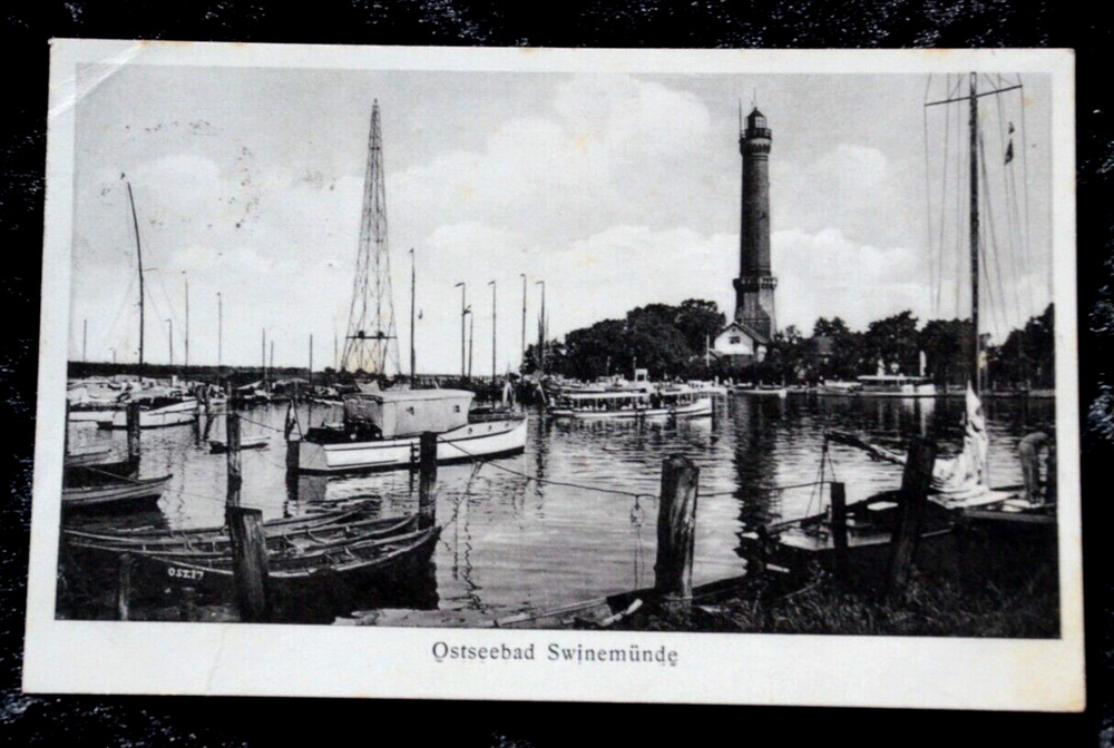 62307 AK Seebad Swinoujscie Baltic Sea Resort Ships Lighthouse 1939