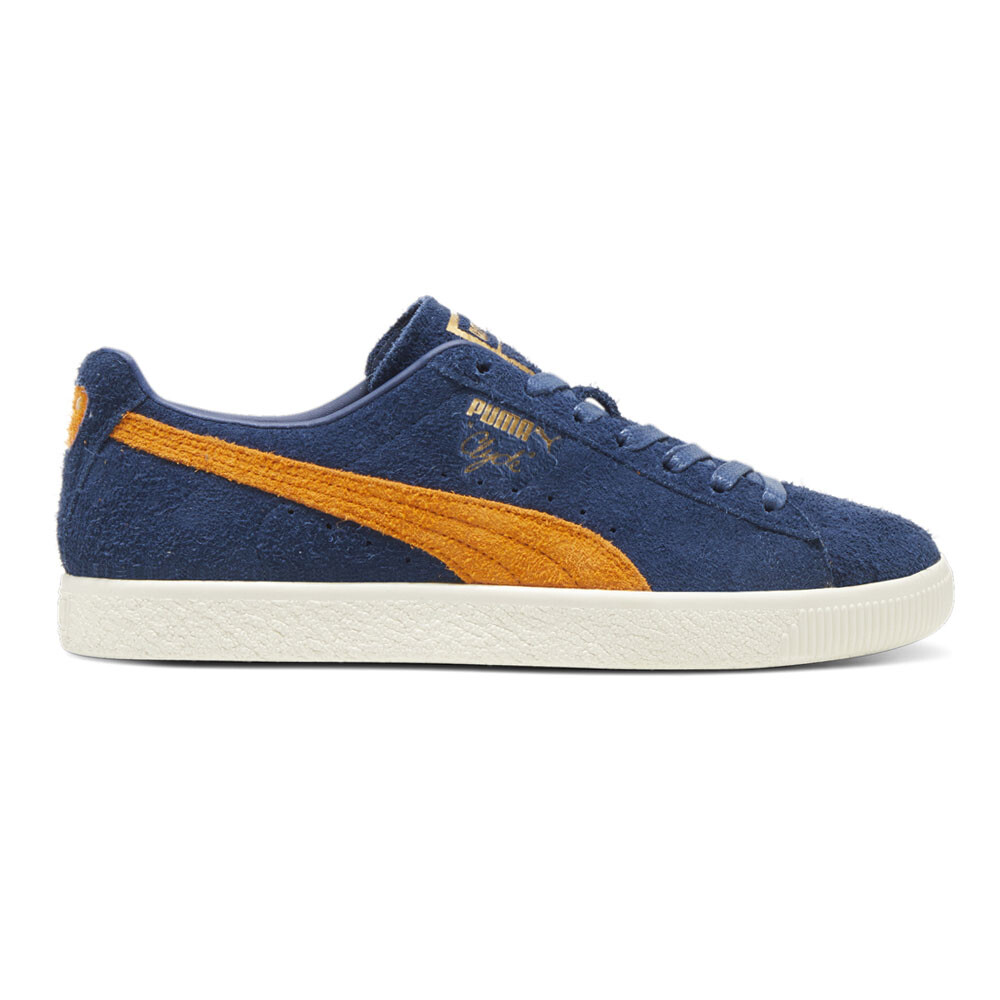 Puma Clyde Og 75Y Lace Up  Mens Blue Sneakers Casual Shoes 39332601