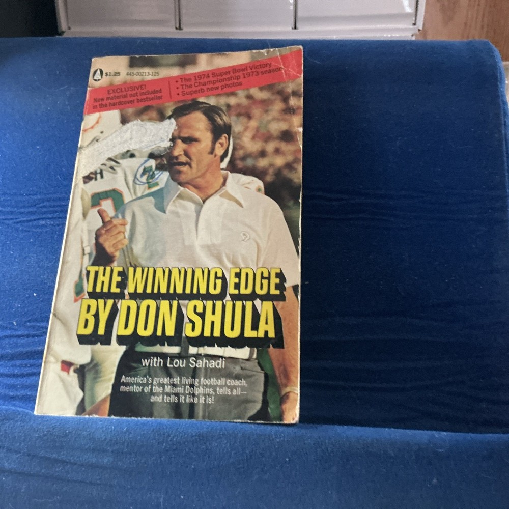 The Winning Edge by Don Shula with Lou Sahadi Miami Dolphins NFL