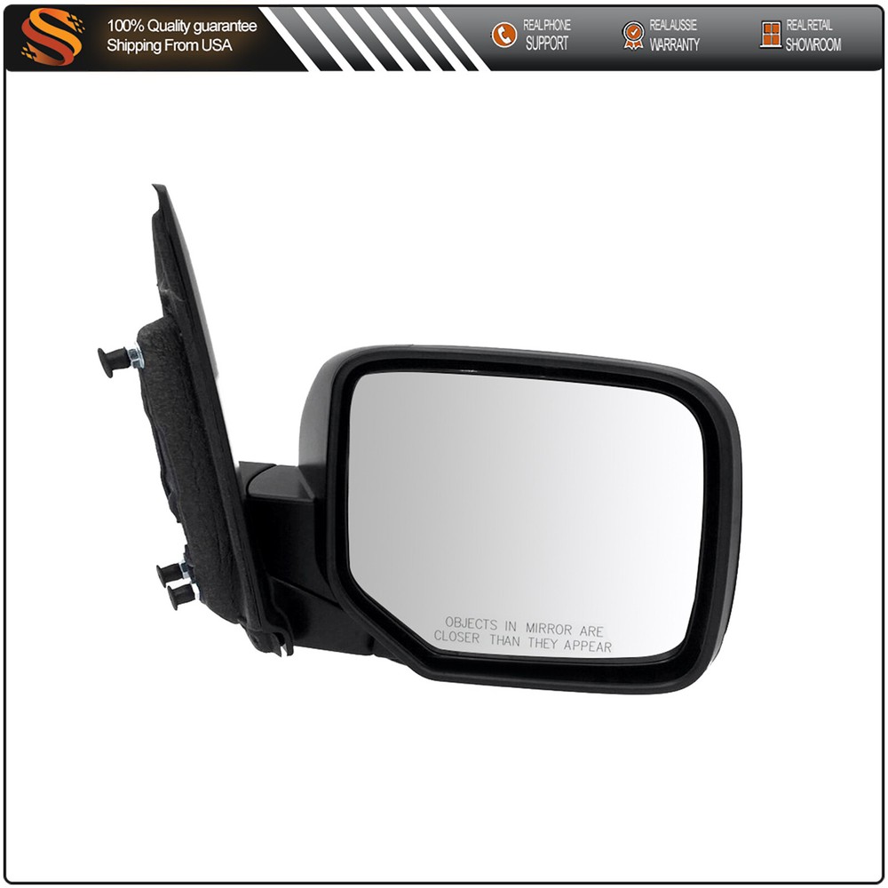 Power Glass Mirror Heated Paintable Passenger Side For 2009-2015 Honda Pilot