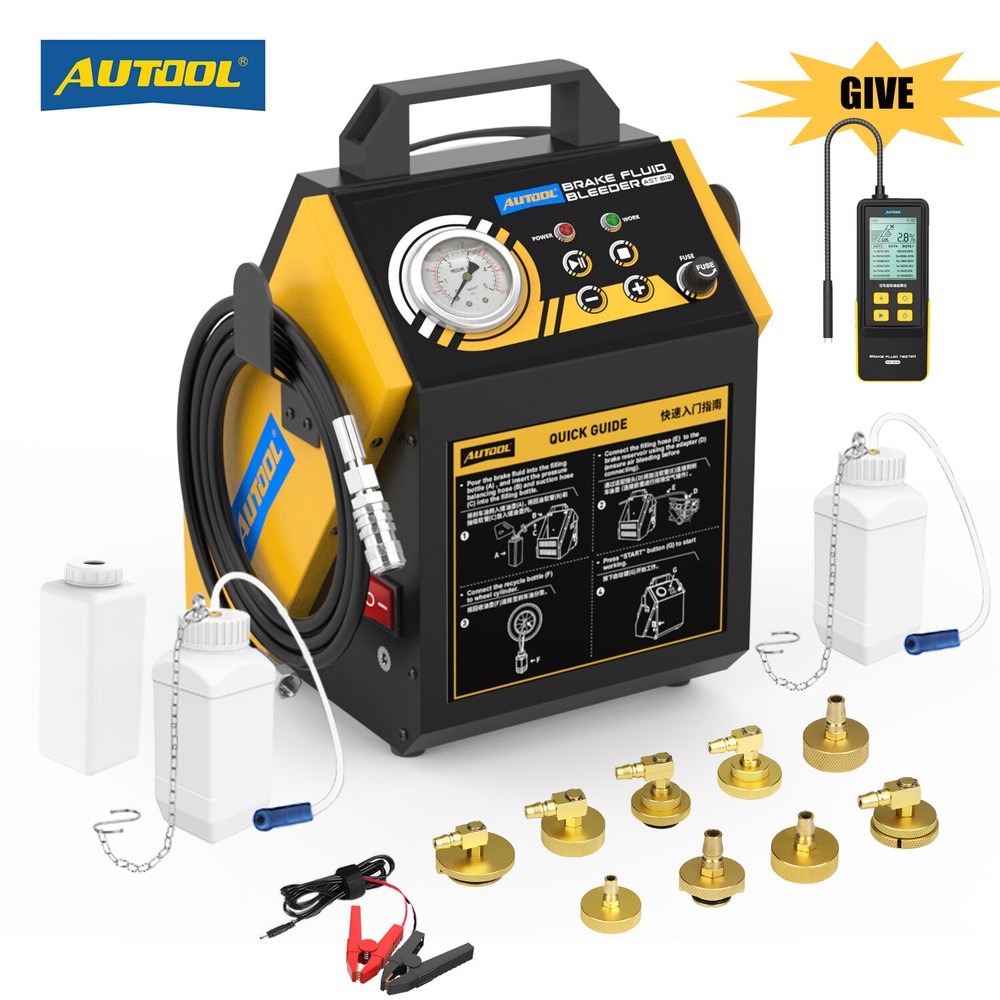Auto Brake Bleeder Electric Abs Brake Bleeding Machine Vacuum Pump Exchange 12V-image