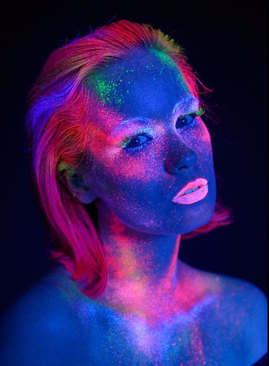 UV Ultra Violet Black Light Lamp LED Water Proof Strip+12v adaptor AC or DC plug-image