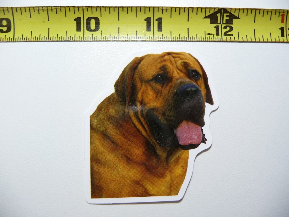 Funny Bullmastiff Dog Decal Sticker for Pet Lovers