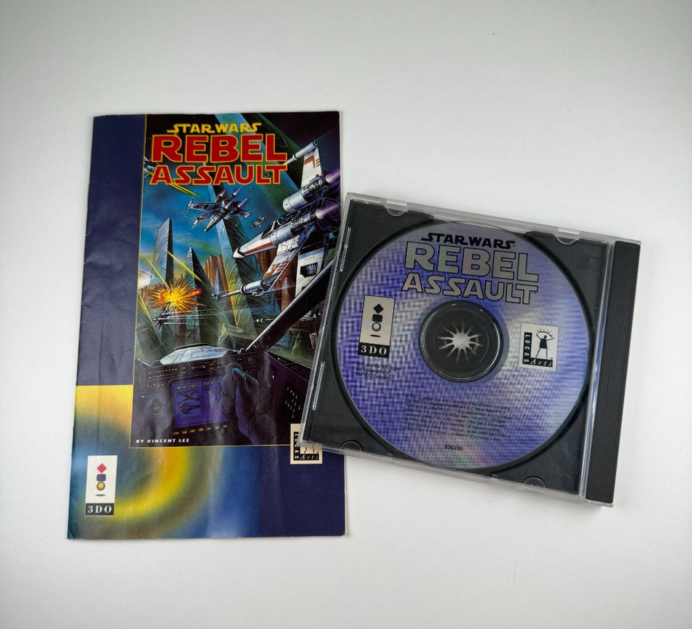 Star Wars: Rebel Assault (Panasonic 3DO) Long Box Manual Game ONLY Tested Works