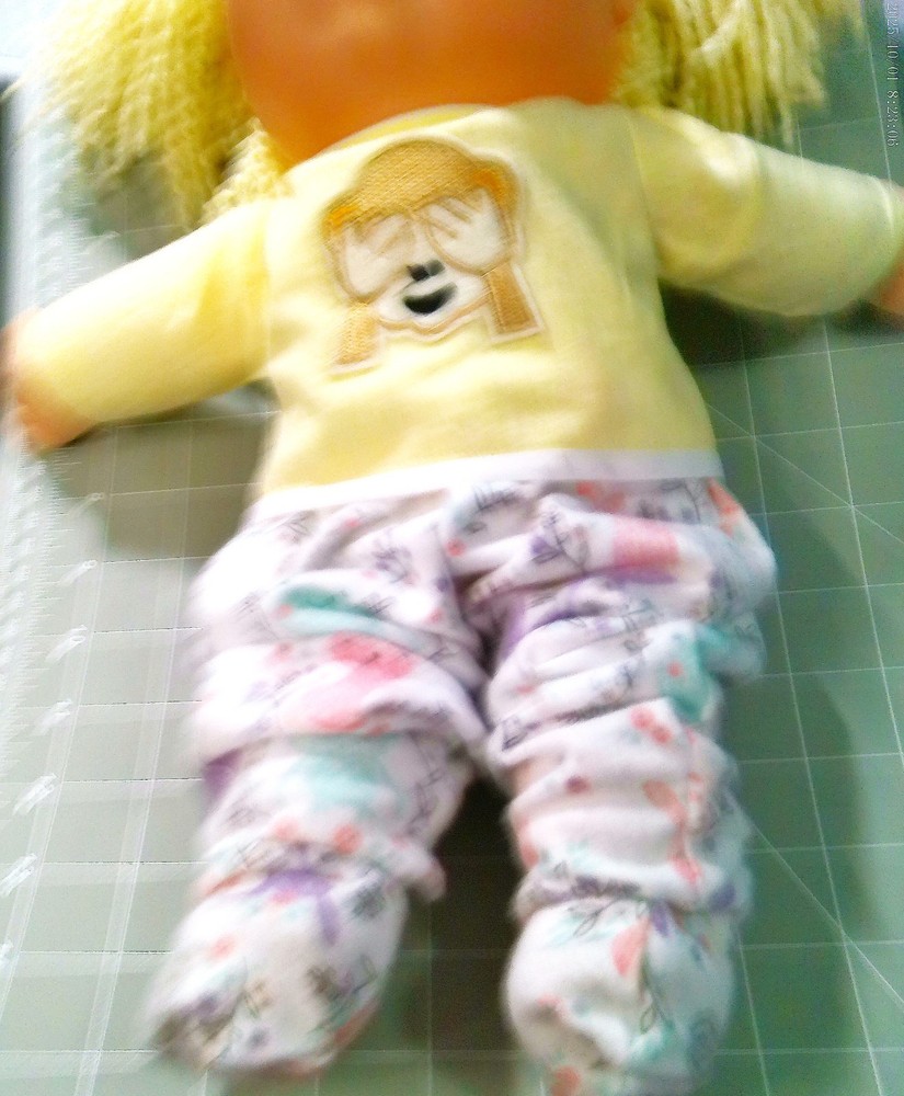 cabbage Patch footy pajamas and top fits 14-16