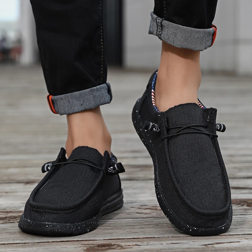 Lightweight Stretch Men's Loafers Breathable Casual Slip-on Sneakers Shoes Size