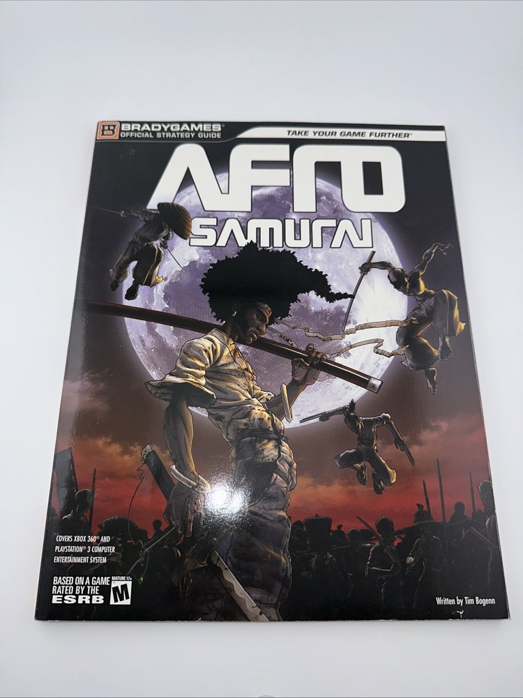 Afro Samurai Official Strategy Game Guide Bradygames Anime Xbox 360 PS3