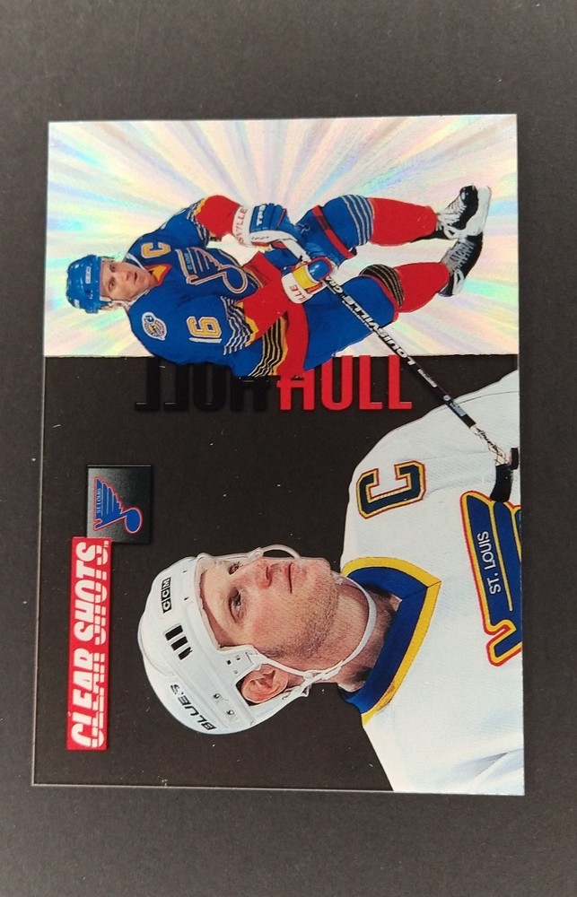 1995-96 Pinnacle - Clear Shots Brett Hull #2