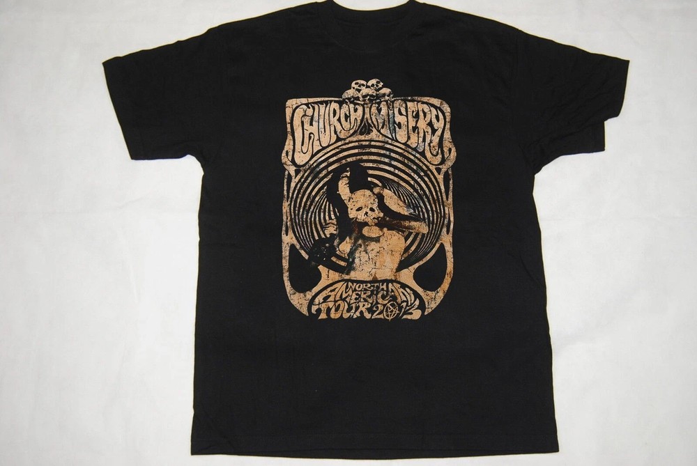 Church of Misery Black T-Shirt Cotton Full Size Unisex S-5XL