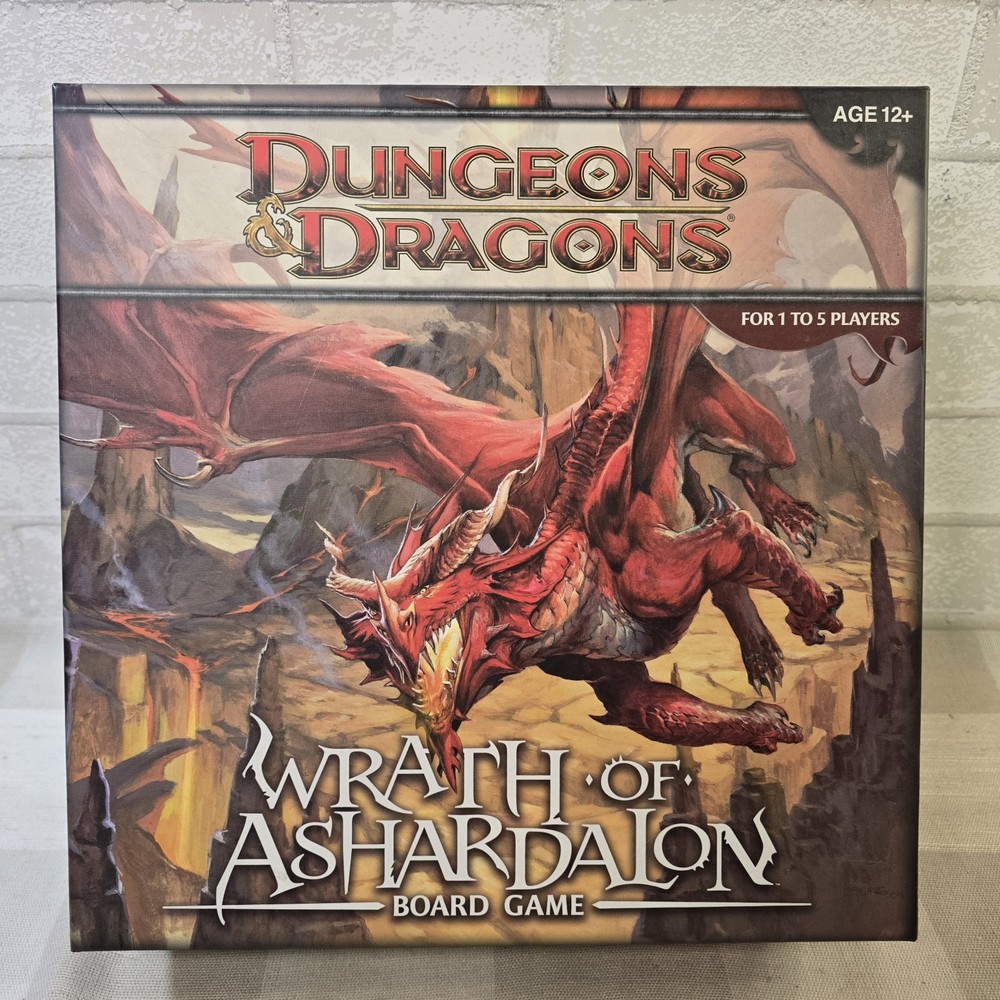 Dungeons & Dragons - Wrath of Ashardalon Board Game Complete New Open Box