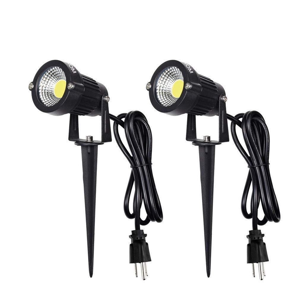 5W LED Landscape Spotlight Outdoor IP65 Waterproof Garden Light AC 120V Yard-image