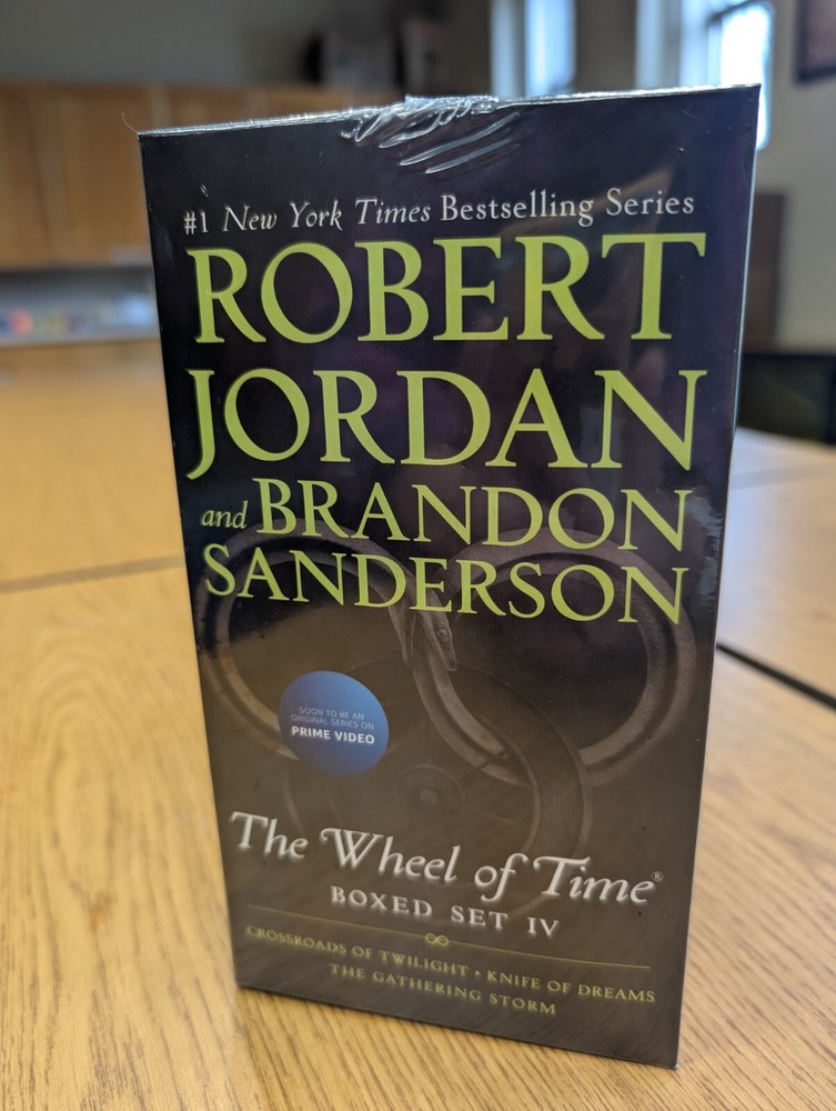 Wheel of Time Boxed Set IV, New SEALED: Books 10-12 (Crossroads, Knife, Gather..
