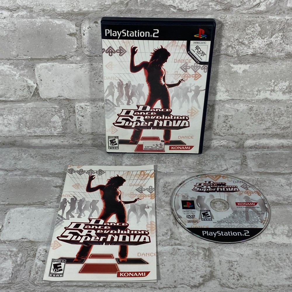 Dance Dance Revolution Supernova PS2 PlayStation 2 - CIB COMPLETE TESTED