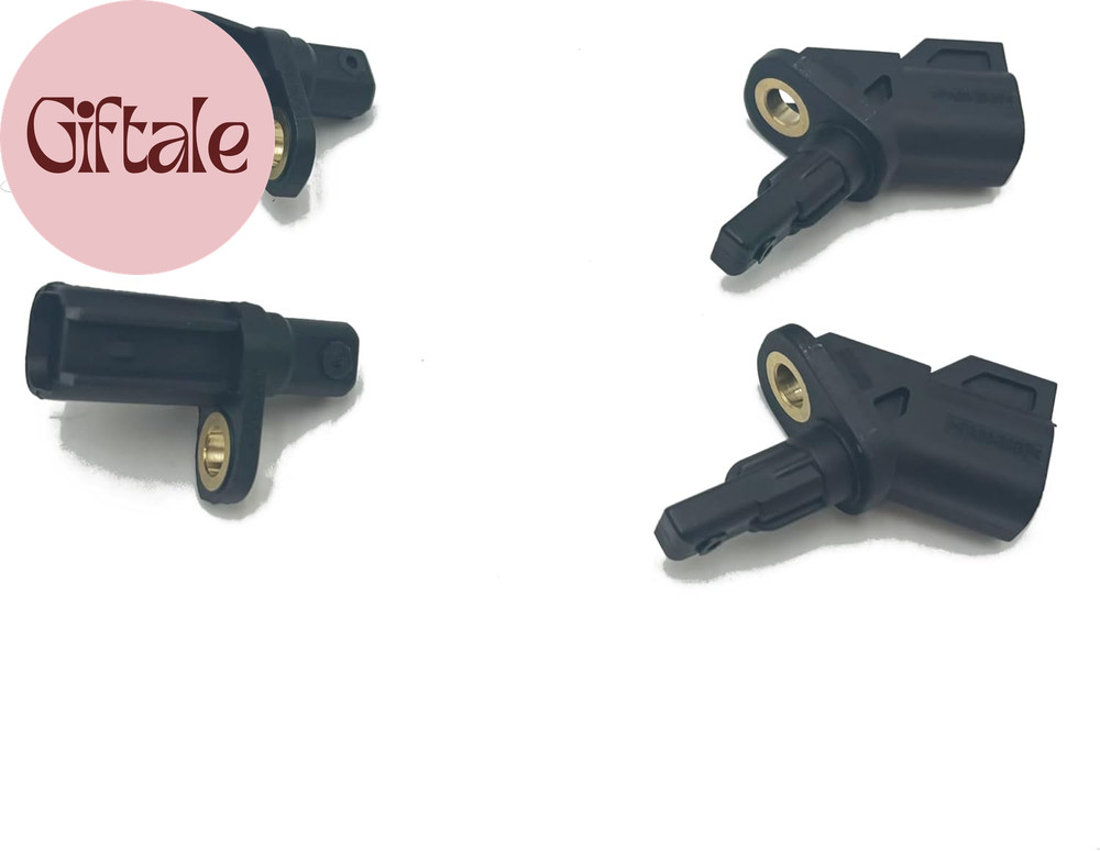 4Pcs Front Rear Left and Right ABS Wheel Speed Sensor Compatible with Ford Focus