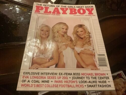 Playboy Magazine September 2006; The Girls Next Door, Holly, Kendra, Good