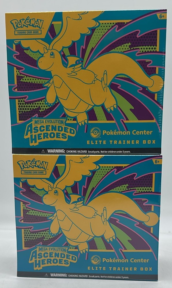 Lot of (2) Pokemon Center Ascended Heroes PC Elite Trainer Boxes SEALEDPROBSTEIN123 is actively accepting CONSIGNMENTS !!