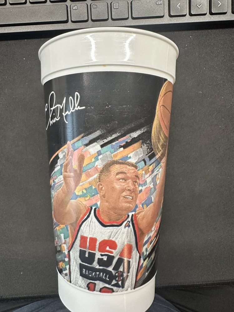 1992 USA Olympic Dream Team Chris Mullin McDonald's Collectible Cup #7