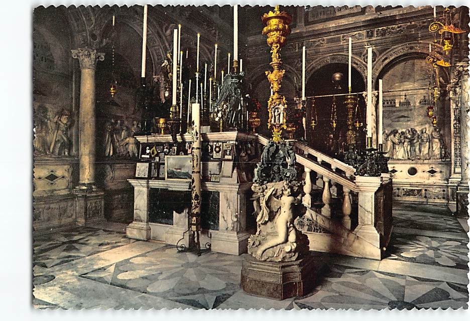 Postcard Chapel & Altar Basilica of Saint Anthony of Padua in Italy