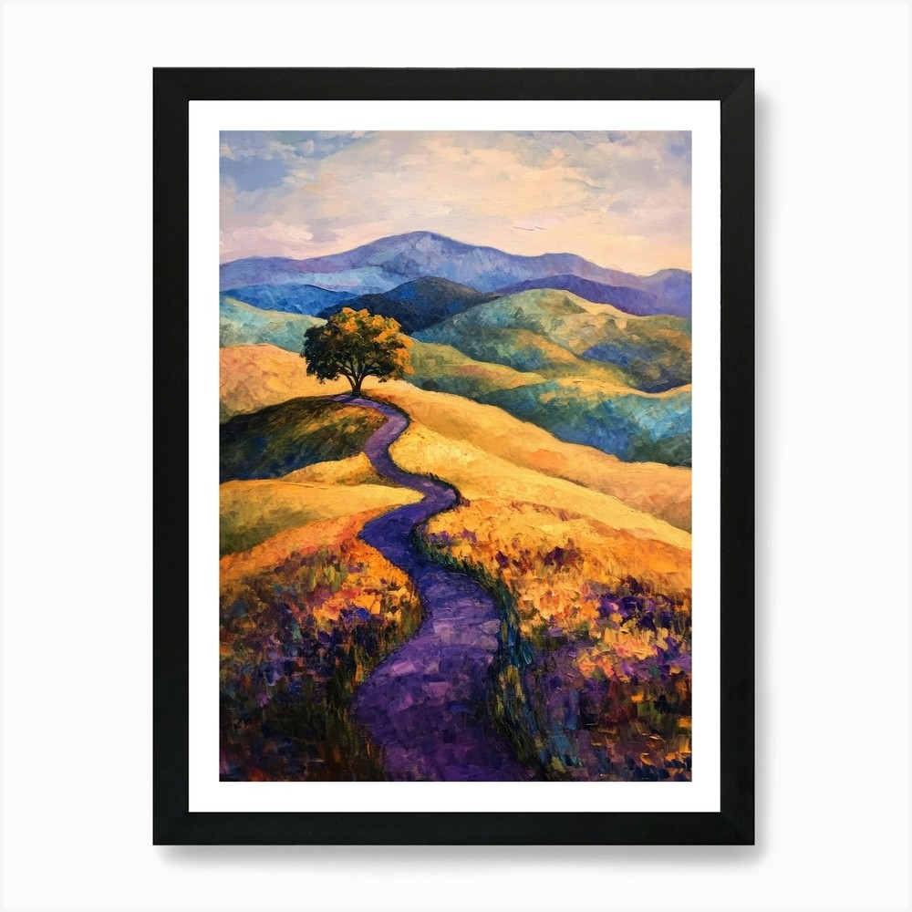 Lone Tree 25 Framed Art Print Canvas Wall Decor Picture Poster  