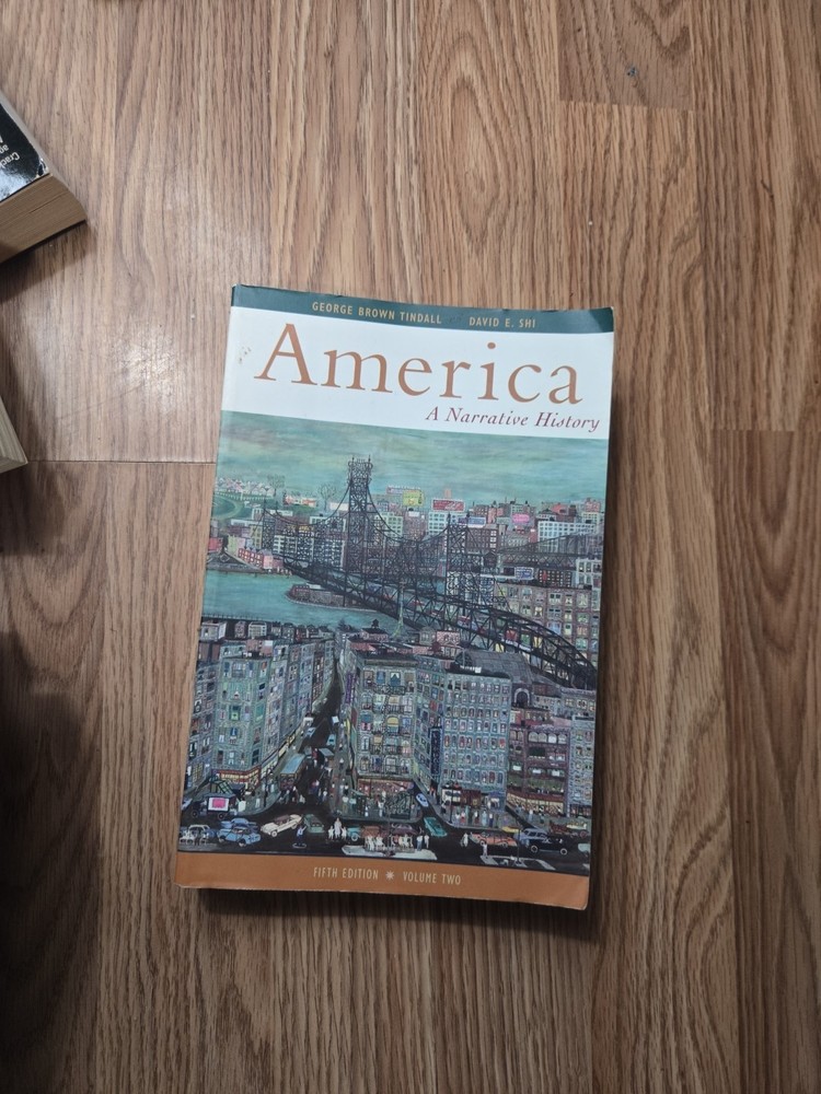 America Vol. 2 : A Narrative History by George B. Tindall (1999, Trade...