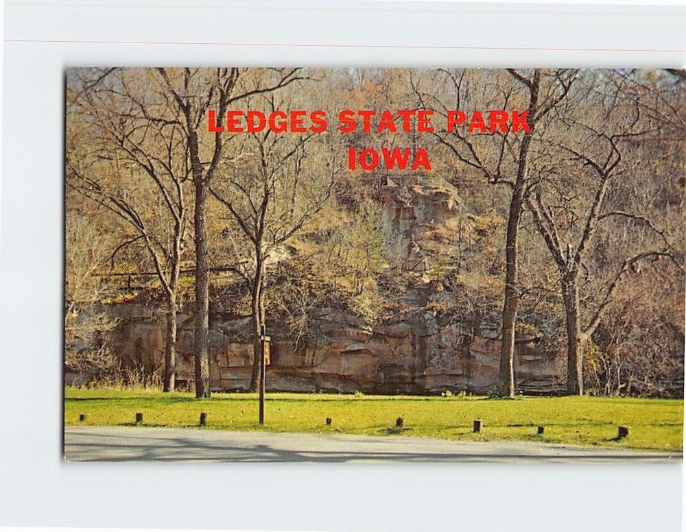 Postcard Table Rock At Ledges State Park Iowa USA