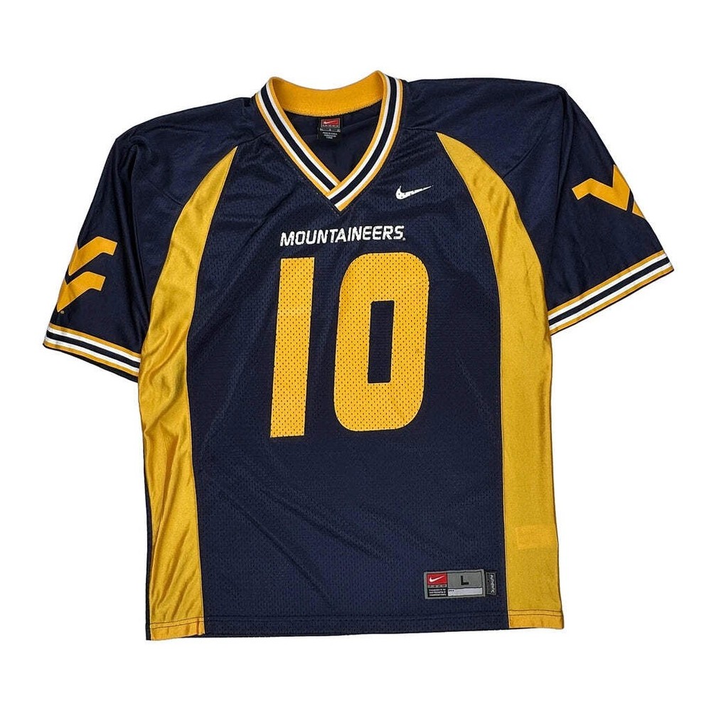 Mountaineers Nike Football Football Jersey - Large Navy Polyester