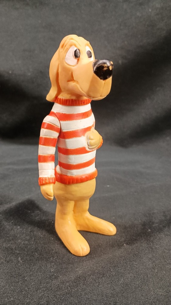 1969 Walt Kelly Beauregard Hound Vinyl Rubber Toy Figure 5