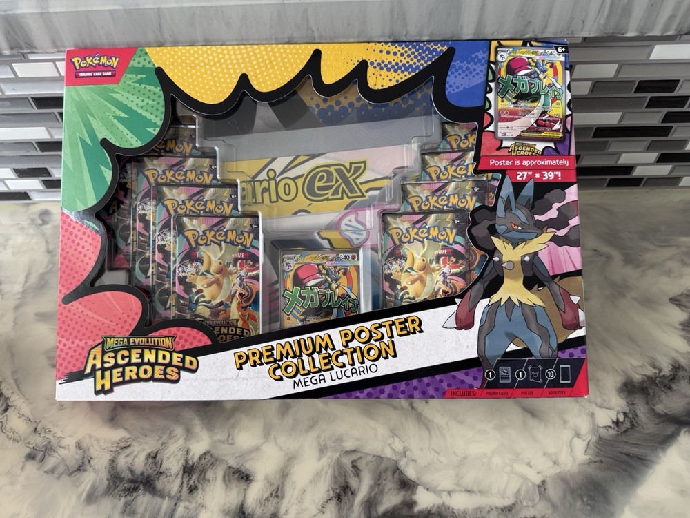 Pokémon Ascended Heroes Mega Evolution Premium Poster Collection