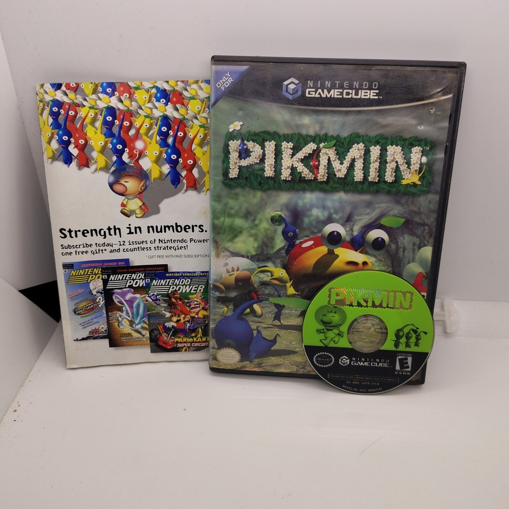 Pikmin 1 (Nintendo GameCube, 2001) W/ Insert No Manual TESTED
