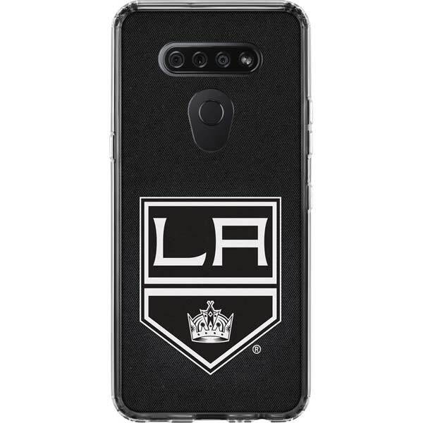 NHL Los Angeles Kings LG K51/Q51 Clear Case - Los Angeles Kings Black Background