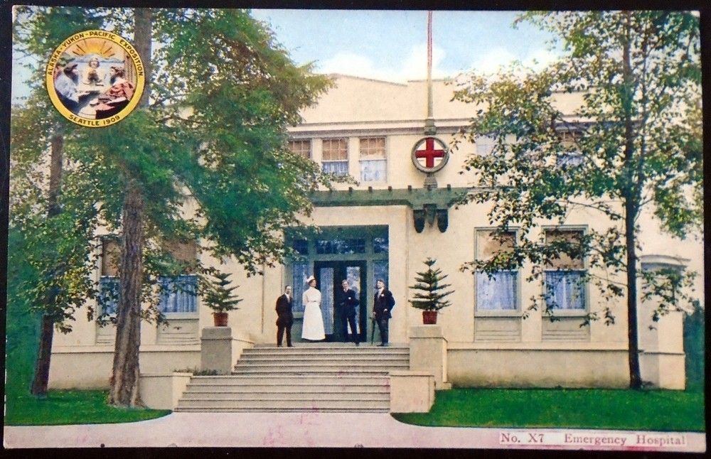 3488 1909 Emergency Hospital Staff, Seattle, WA, Alaska-Yukon-Pacific Expo