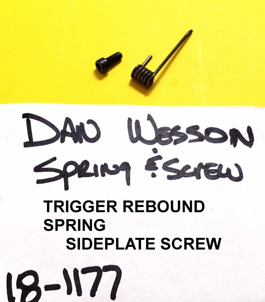 DAN WESSON 15 14 TRIGGER REBOUND SPRING & SIDEPLATE SCREW #18-1177