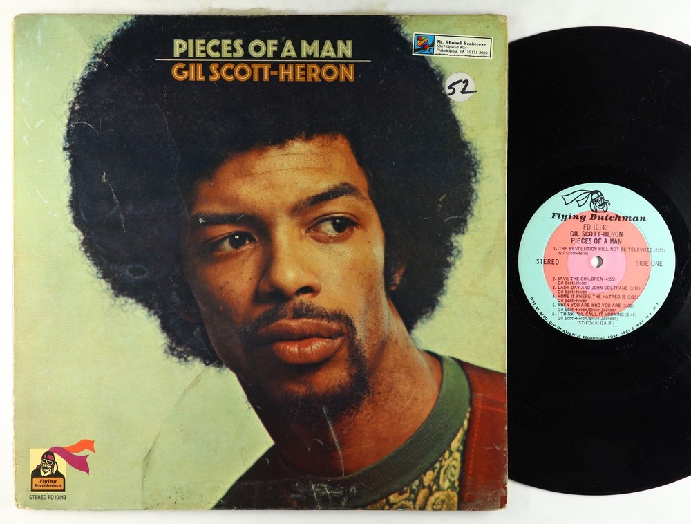 Gil Scott-Heron - Pieces Of A Man LP - Flying Dutchman 1841 Broadway