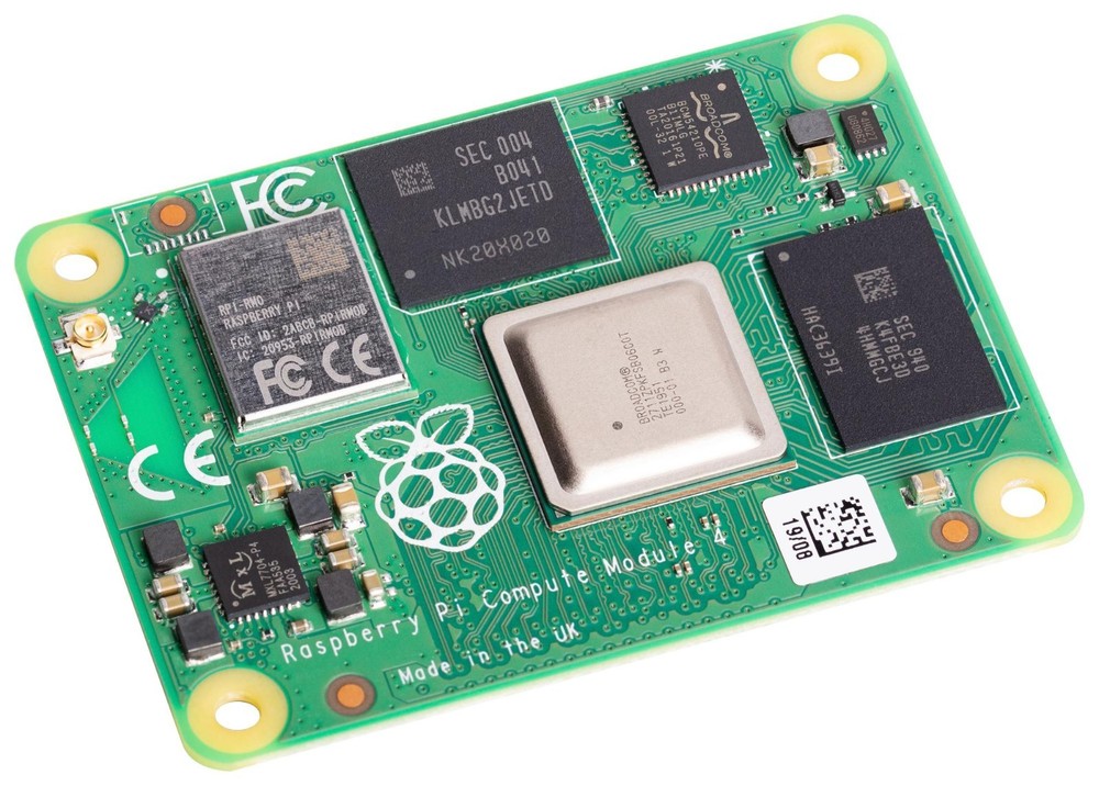 Raspberry Pi CM4104016  Compute Module 4, 4GB RAM, 16GB  16GB eMMC Free Shipping