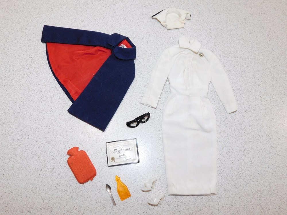 Barbie:  VINTAGE Complete REGISTERED NURSE Outfit!