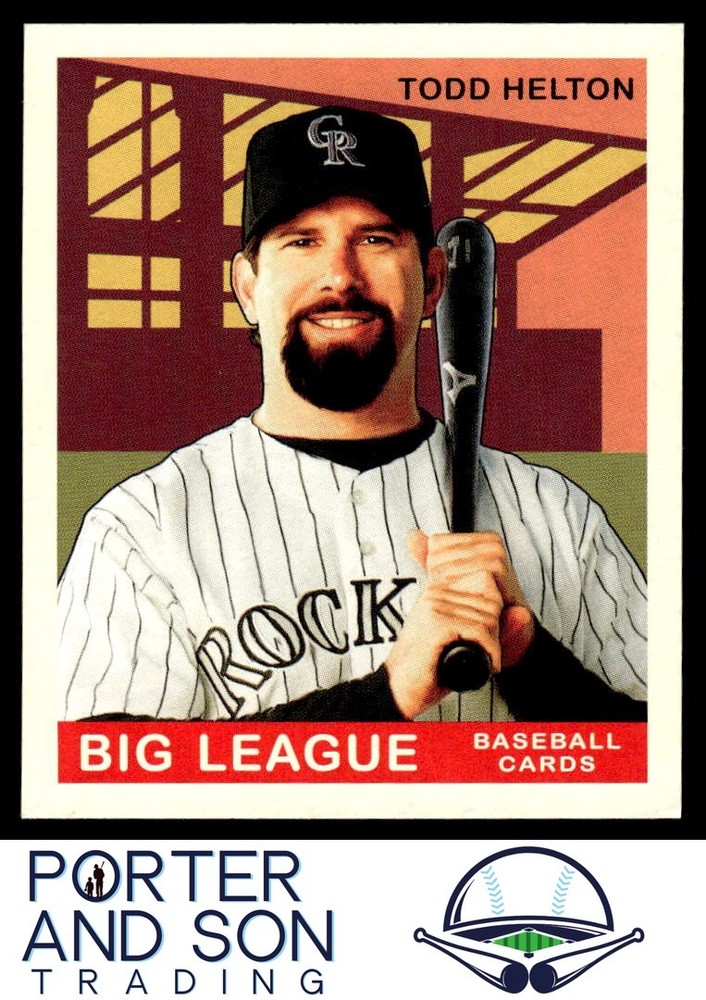 Todd Helton 2007 Upper Deck Goudey #93 Colorado Rockies Baseball Card