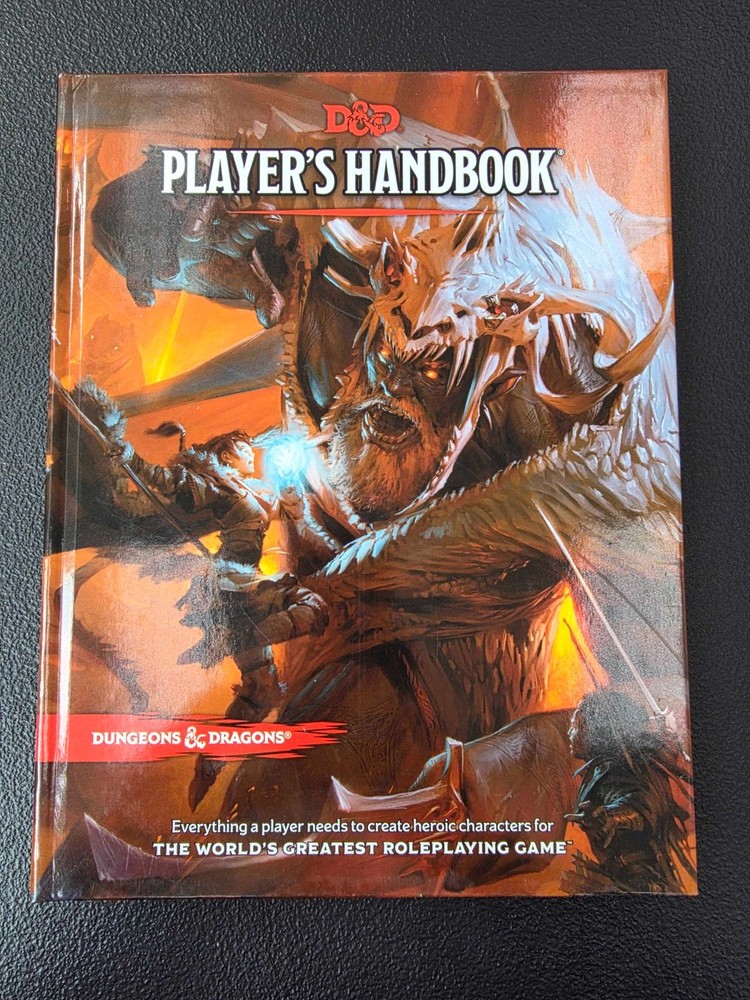 D&D Player’s Handbook 5th Edition Hardcover Dungeons & Dragons RPG Core Rulebook