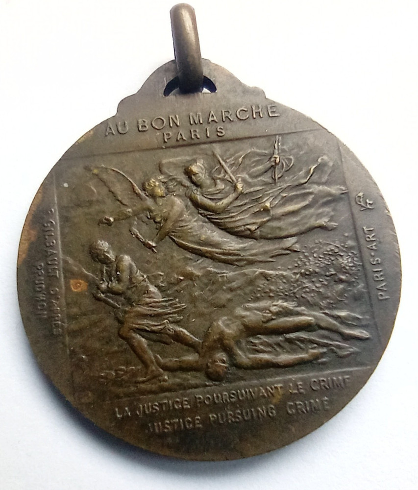 Foch Clemenceau French Ww1  First World War Charity Badge / Wwi Pendant Medal