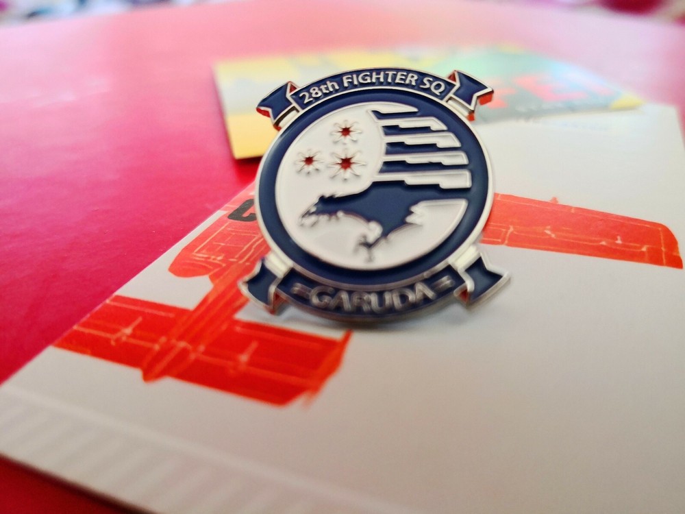Ace Combat 5 Garuda Team USAF pilot aviation lapel pin-image