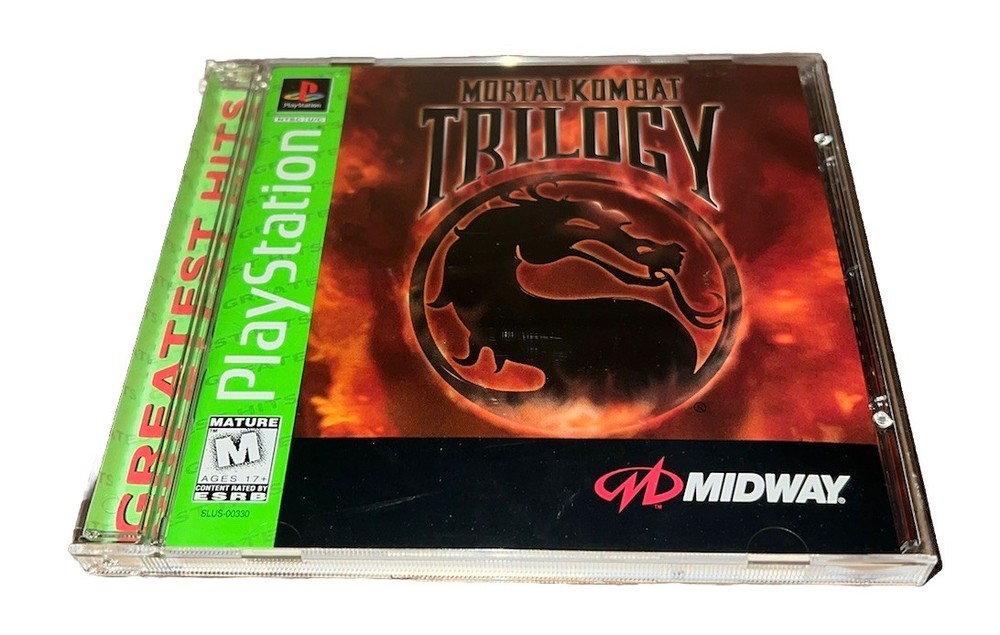Sony PlayStation 1 PS1 CIB Complete TESTED Mortal Kombat Trilogy
