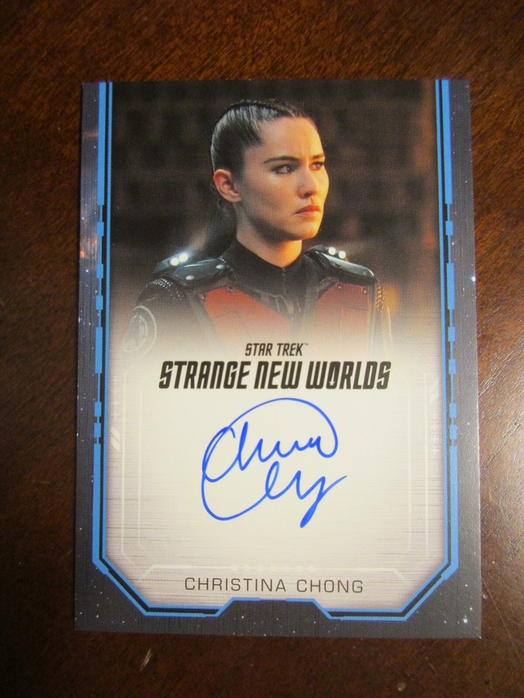 Star Trek Strange New Worlds Season 2 Christina Chong Bordered Autograph